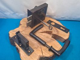 1 antikes Tür Schloss SET mit Schlüssel DM6.5cm (3981X#TBS1)