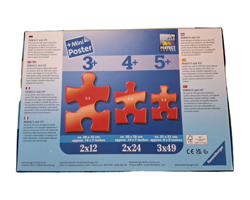 Ravensburger Puzzle: RAVENSBURGER Puzzle Gigantosaurus 2x24 – Usato da Wil SG venduto da Restwert_Wil 4