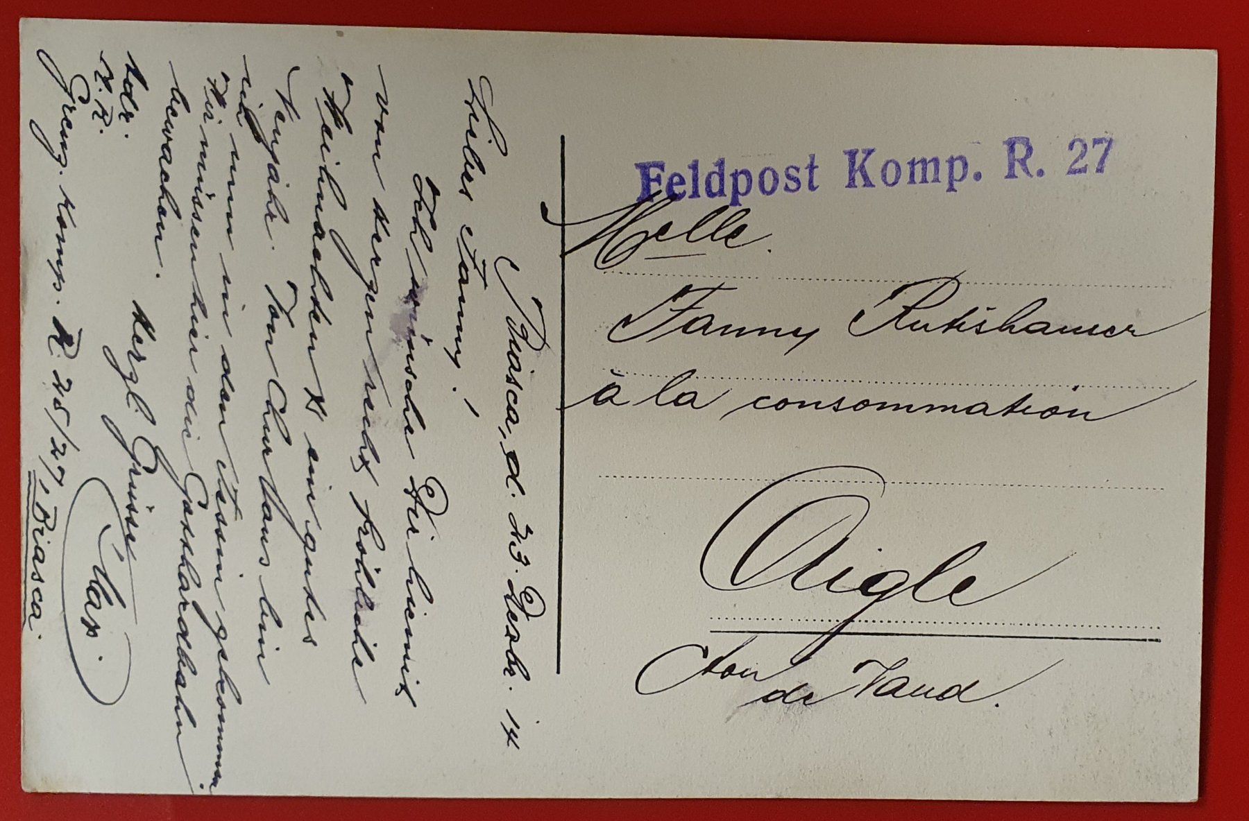 Cartoline postali: Biasca 1914 – Usato da Kreuzlingen venduto da Rschweiz1 1
