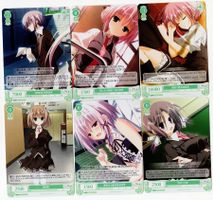 6 diverse Weiss Schwarz Karten aus der Serie Rose Makura