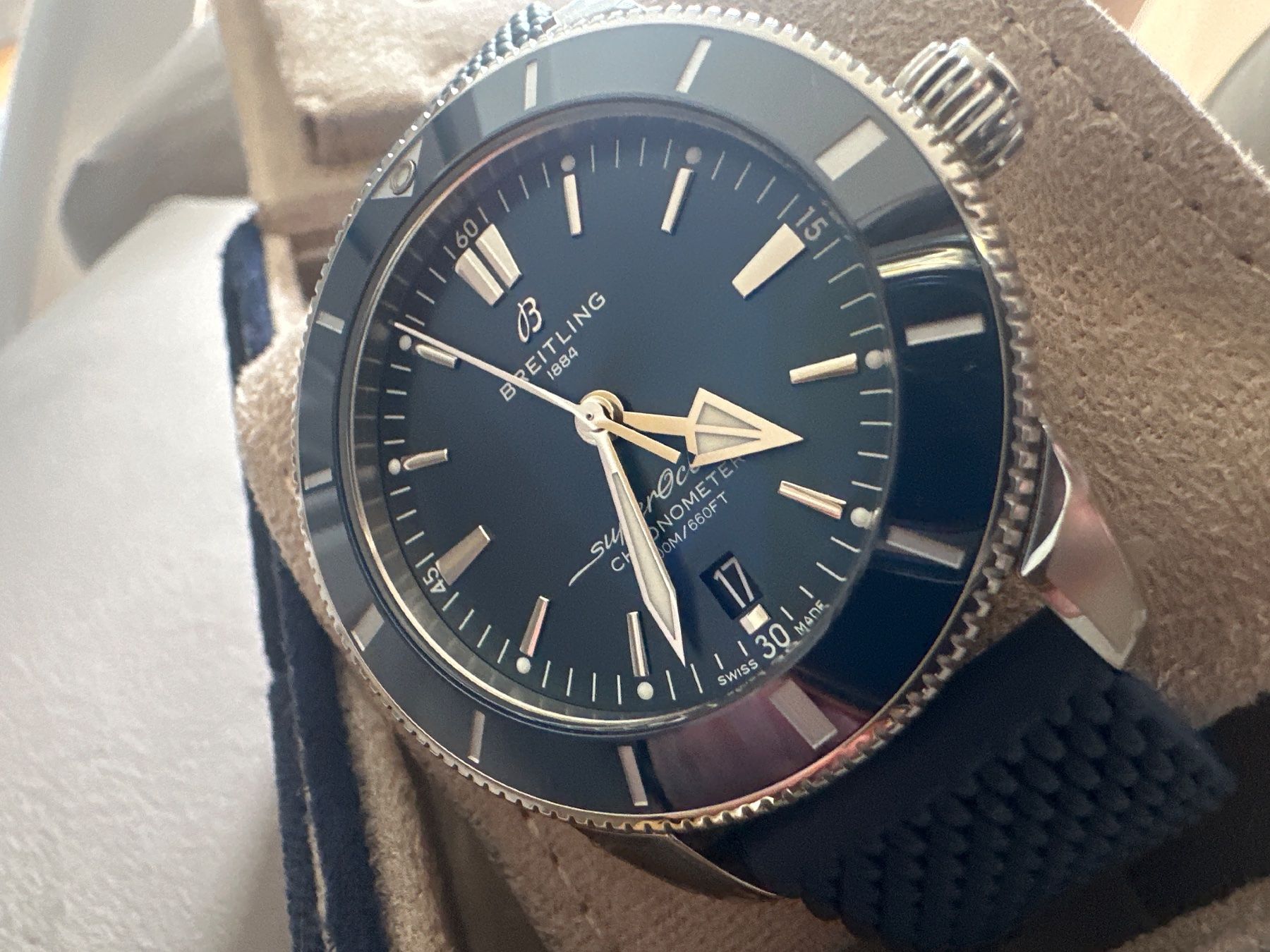 Breitling Orologi: Ungetragene Breitling SuperOcean Heritage B20 Automatic 44mm – Nuovo e nell'imballaggio originale da Horgen venduto da jul_pc5g