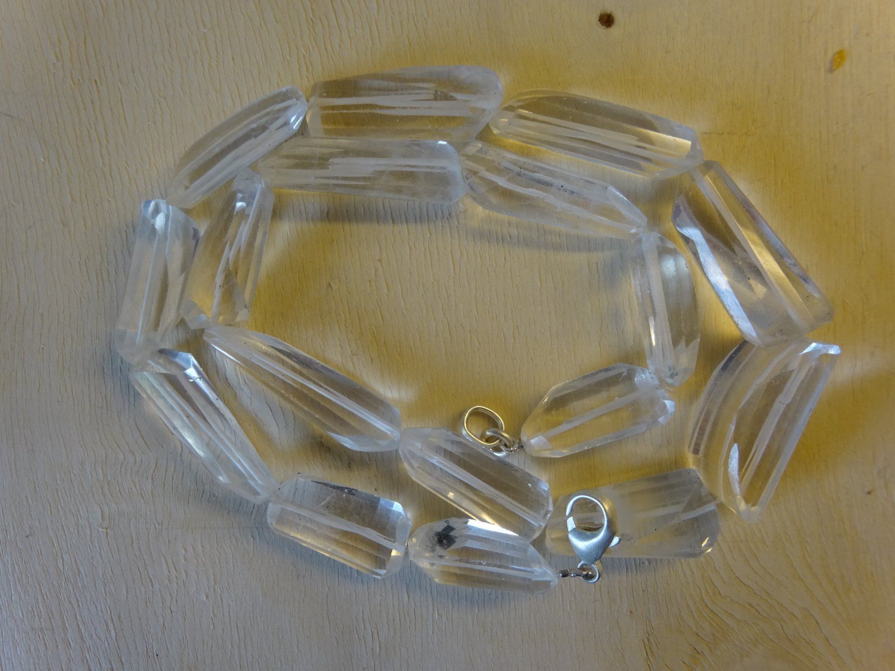 Catenine: Bergkristall Kette / 925 Silber – Usato da Esslingen venduto da eintagammeer