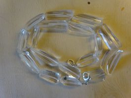 Bergkristall Kette / 925 Silber