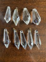 8 pampilles cristal : dim. diff.