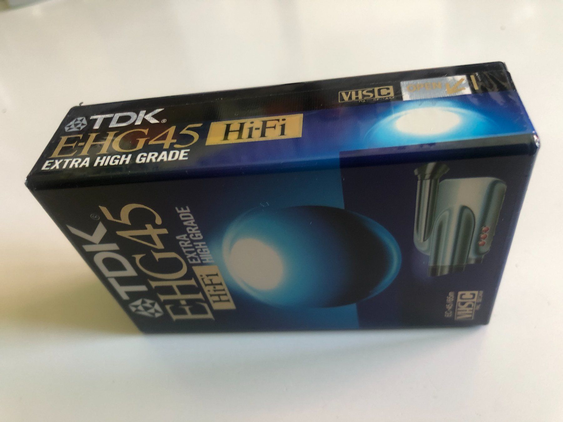Cassette vuote: TDK VHS C Video Kassette  EHG45 orginalverpackt – Nuovo e nell'imballaggio originale da Zürich venduto da Tivoli2 5