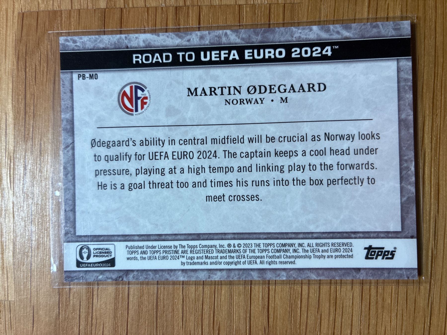 Topps Carte collezionabili: Topps Pristine Martin Odegaard Norwegen /50 – Usato da Wangenried venduto da Garagara 1