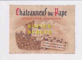 Etikette - Châteauneuf-du-Pape /bd