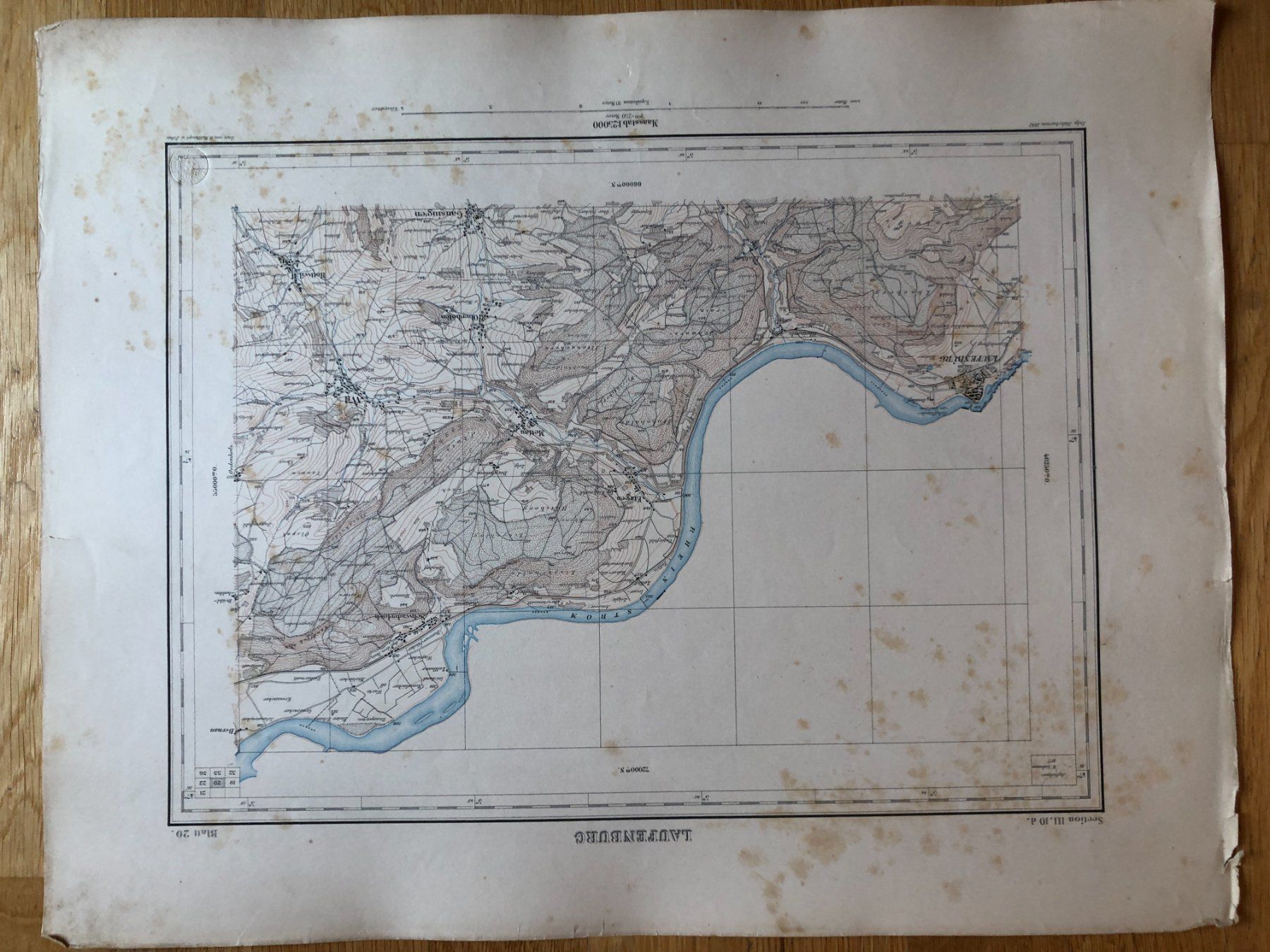 Cartine & Atlanti: Siegfriedatlas Bl. 20: Laufenburg 1882 – Usato da Zürich venduto da allp