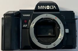 Minolta 7000 AF Analogkamera getestet neue Batterien rare