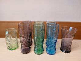 Coca Cola Gläser 8er Set, Vintage Design für Sommerabende