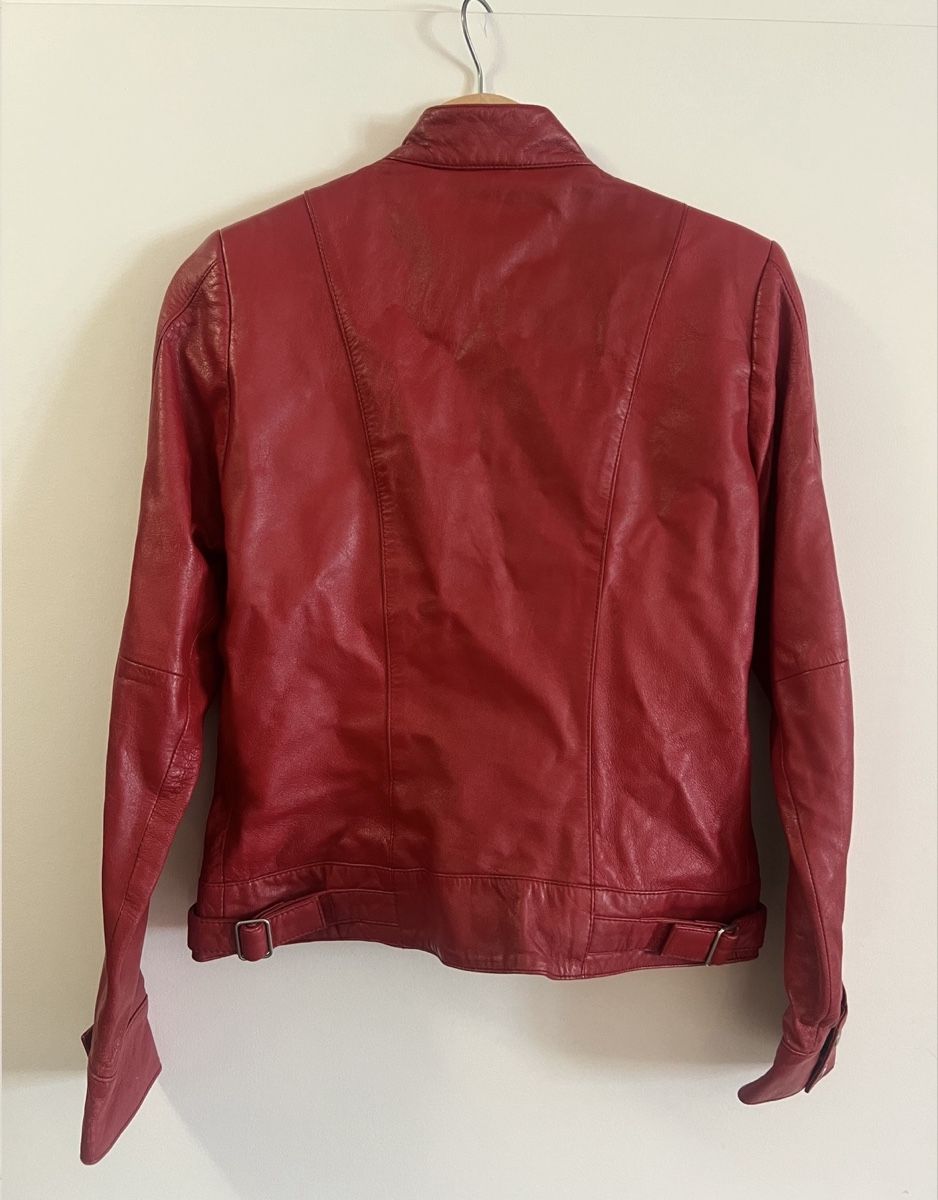 Jacken: Rote Ledederjacke – Gebraucht aus Zürich von lea_8ks7 1