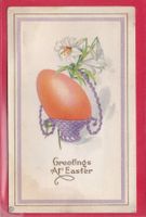 PRÄGEKARTE, FREETINGS AR EASTER, 22.4.1916