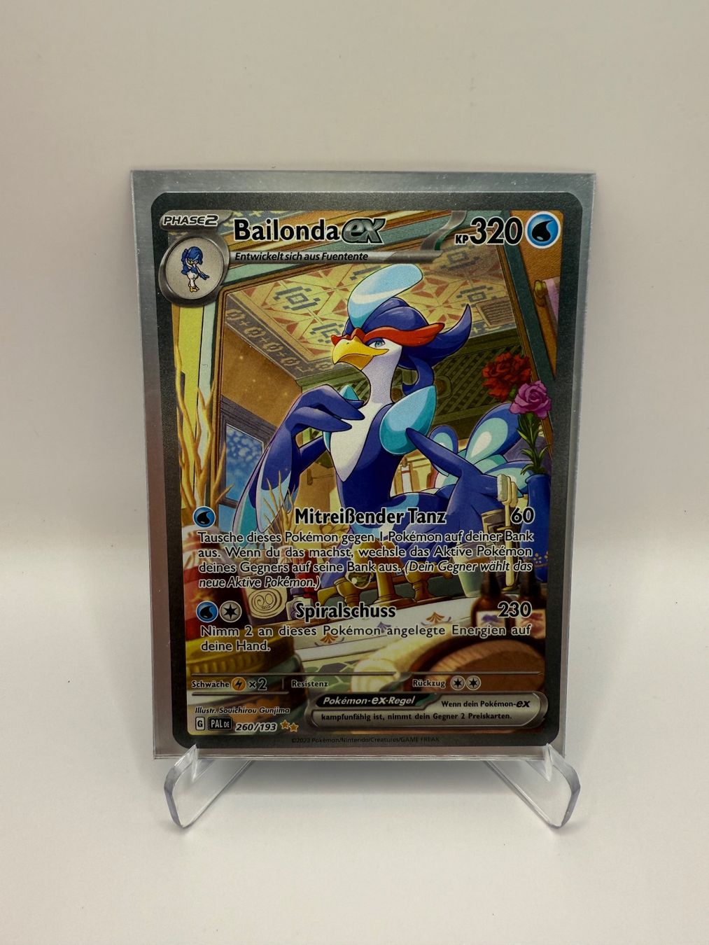 Pokémon Carte collezionabili: Bailonda ex 260/193 - Pokemon Paldea Evolved - NM/MINT – Usato da Dietikon venduto da gab_qz7y