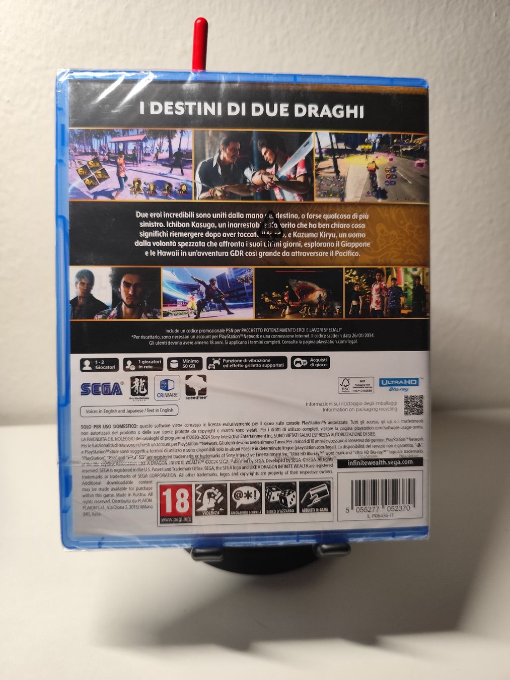Giochi: Videogioco PS5 Like a Dragon Infinite Wealth SEALED NEW!!! – Nuovo e nell'imballaggio originale da S. Vittore venduto da GamesAndCards95 1