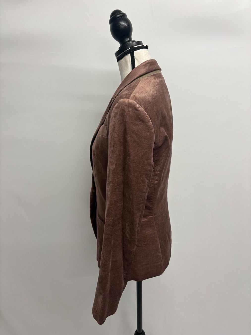 Jacken: René Lezard Samt Blazer Gr. 36 braun altrosa – Neu (gemäss Beschreibung) aus Regensdorf von secondchancefashion 1