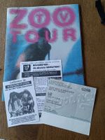 Tourheft U2 / Zoo TV Tour 1992 inklusiv Ticket Hallenstadion