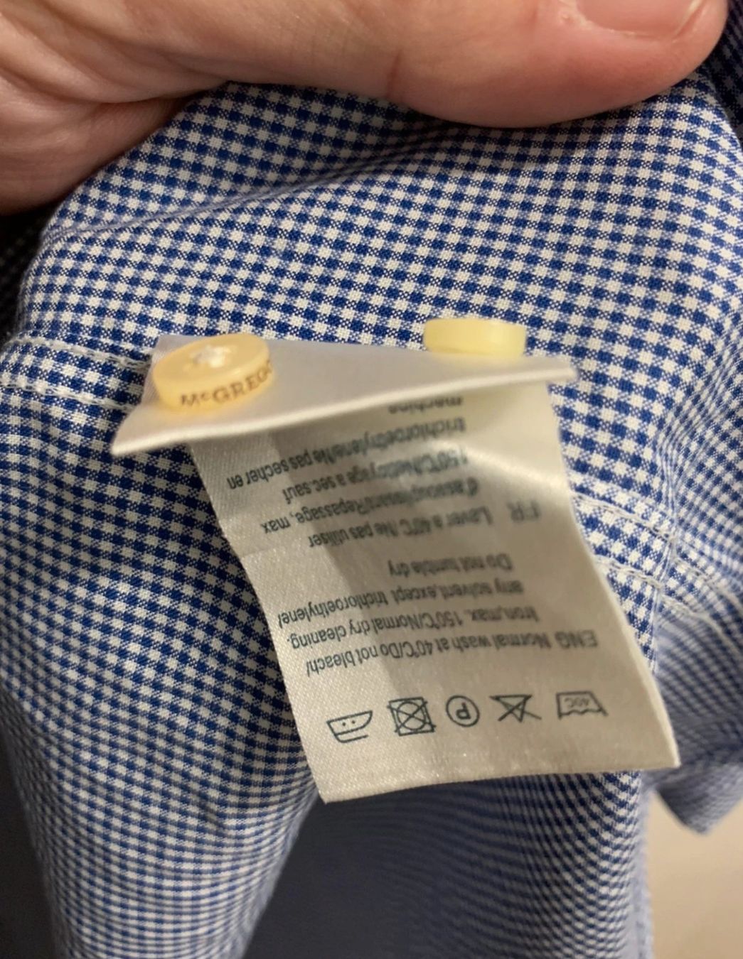 Camicie: Chemise McGregor – Usato da Mont-sur-Lausanne venduto da Didinho 4