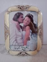 Eleganter Metall Fotorahmen mit Strass für 13 x 18 cm Fotos