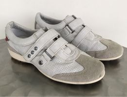 GOSOFT – WILDLEDER-SNEAKER IN BEIGE, GR 37