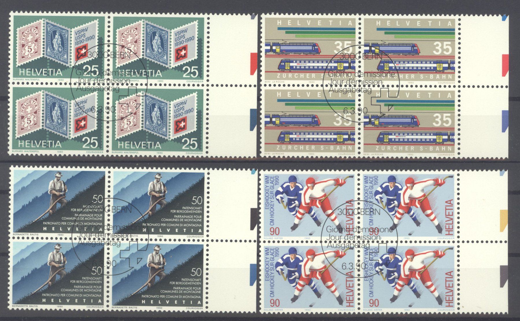 Tutti i francobolli: 1990, Sonderpostmarken I, ET – Usato da Willisau venduto da Vollstempel