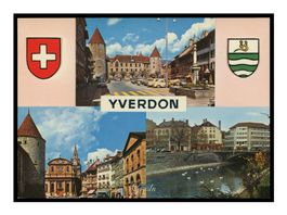 YVERDON - 1970 "Multi-Vues et Blason"