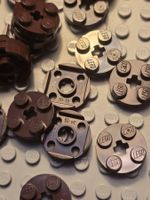 Lego 19 x Rundplatten 2x2 (4032) dark brown