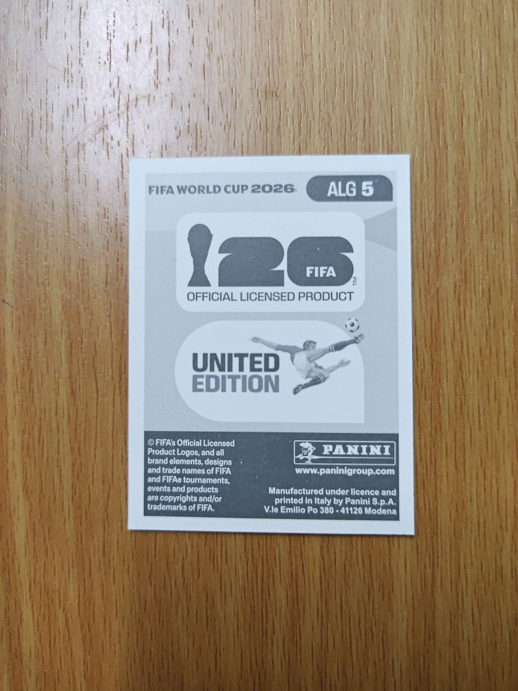 Panini Carte collezionabili: Panini WM 2026 Sticker - ALG 5 – Usato da Hochdorf venduto da all_u_want 1