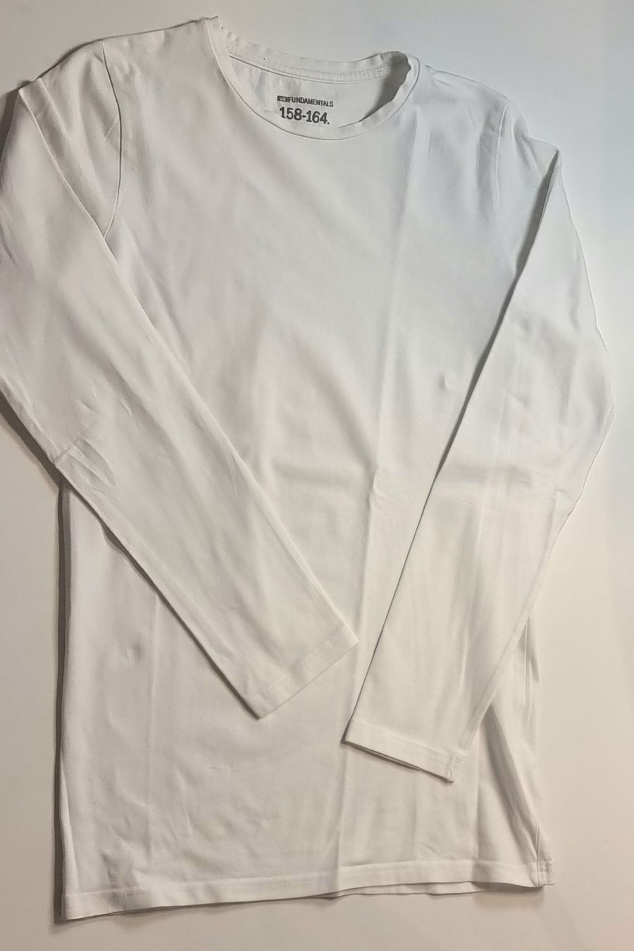 We Maglioni & Felpe: 158-164 WE weisses Basic langarm Shirt Baumwolle stretch – Nuovo (secondo la descrizione) da Dürnten venduto da Bachtelrider_ 4