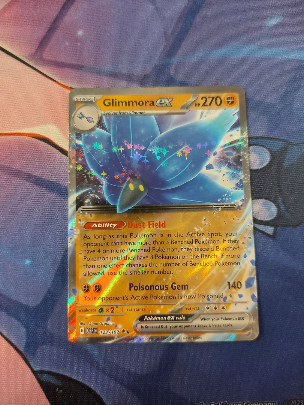Pokémon Sammelbilder & Trading cards: Glimmora EX #123 OBF EN – Gebraucht aus Biasca von Sara_Poke123