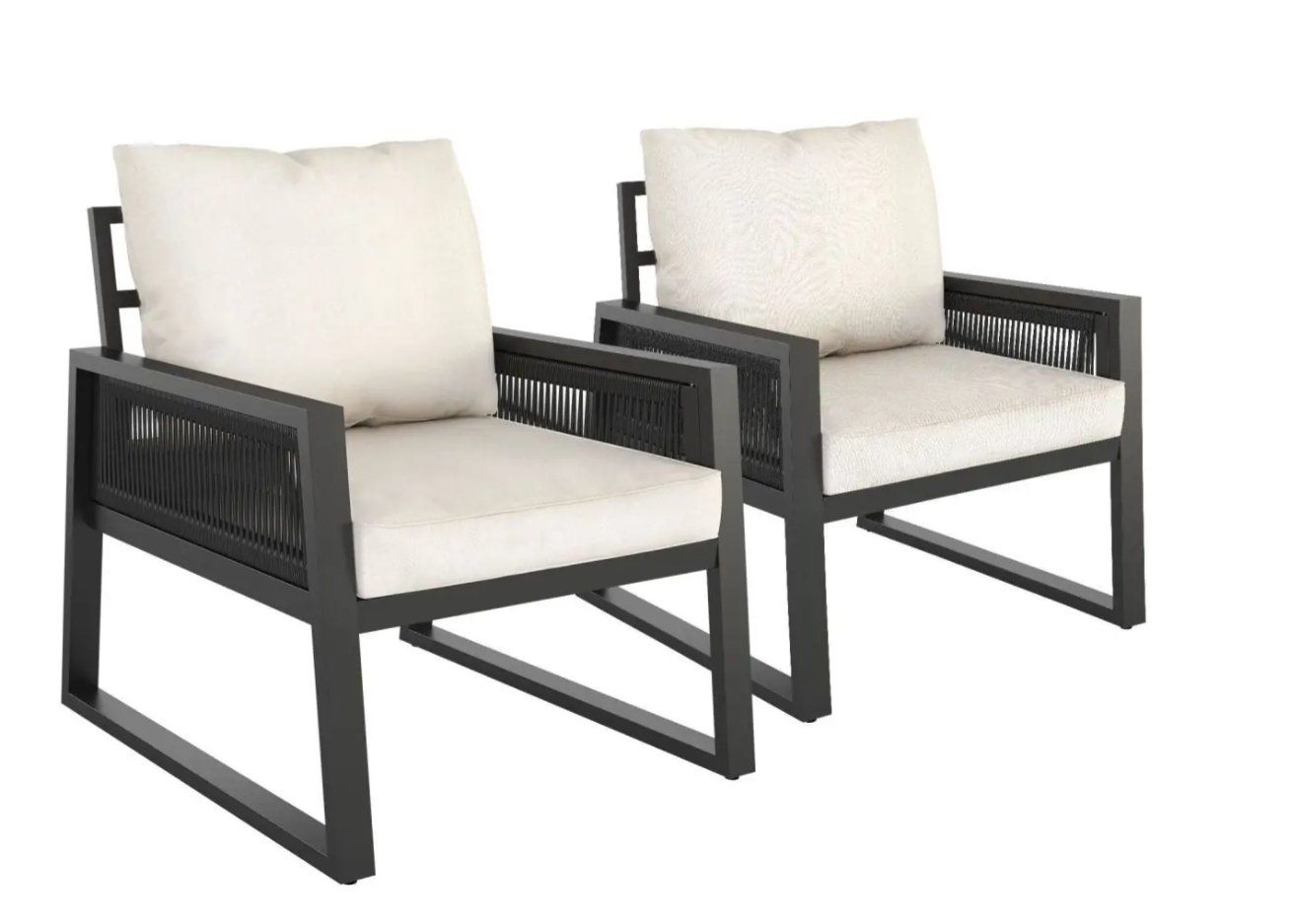 Poltrone: Garten-Lounge Set Captive 2 Sessel Hocker – Nuovo (secondo la descrizione) da Steinhausen venduto da Retourenprofis 1