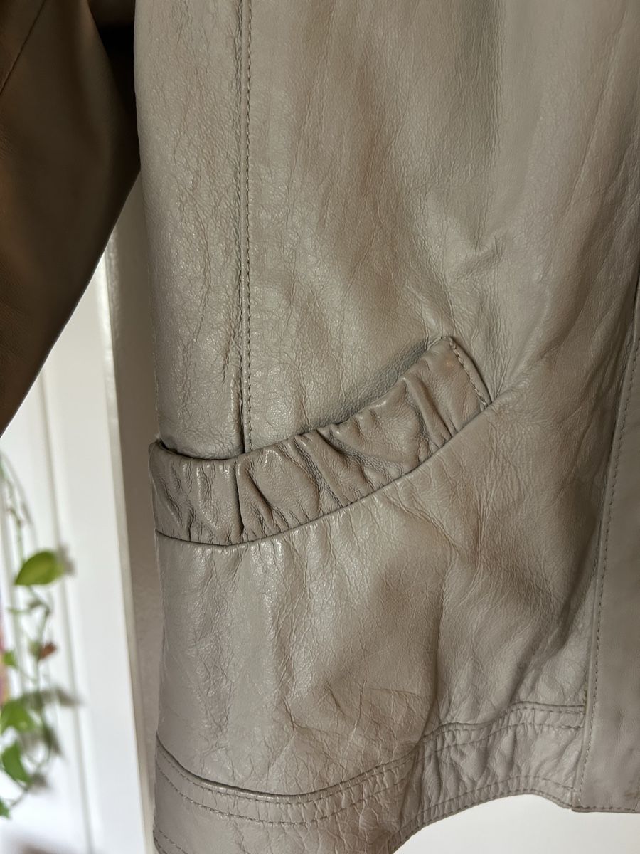 Giacche: grey faux leather jacket – Usato da Zürich venduto da ori_9dcy 2