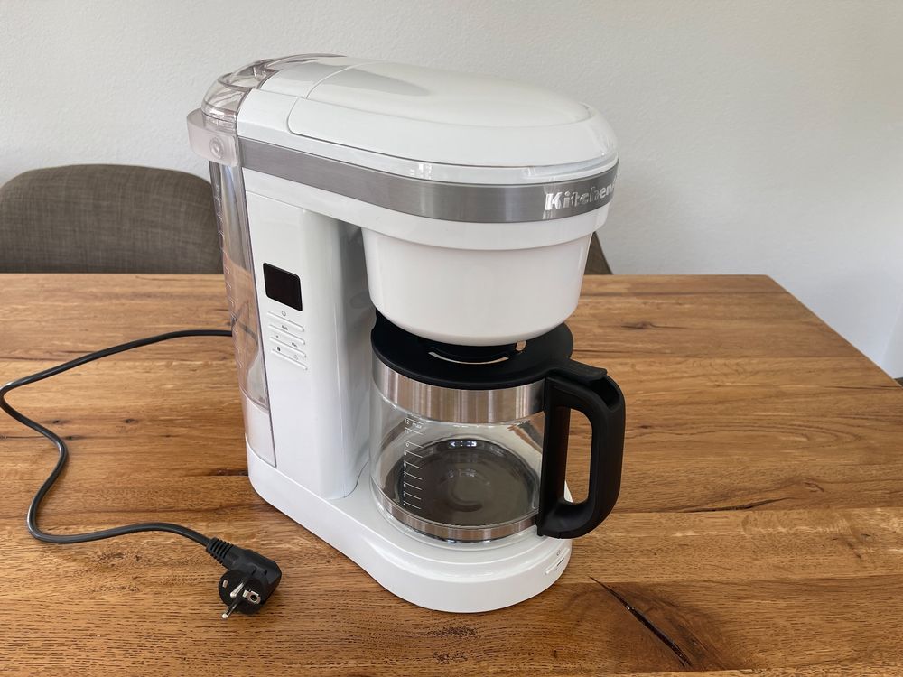 KitchenAid 5KCM1208EWH Filterkaffeemaschine Weiß - 1,7L Für 12 Tassen