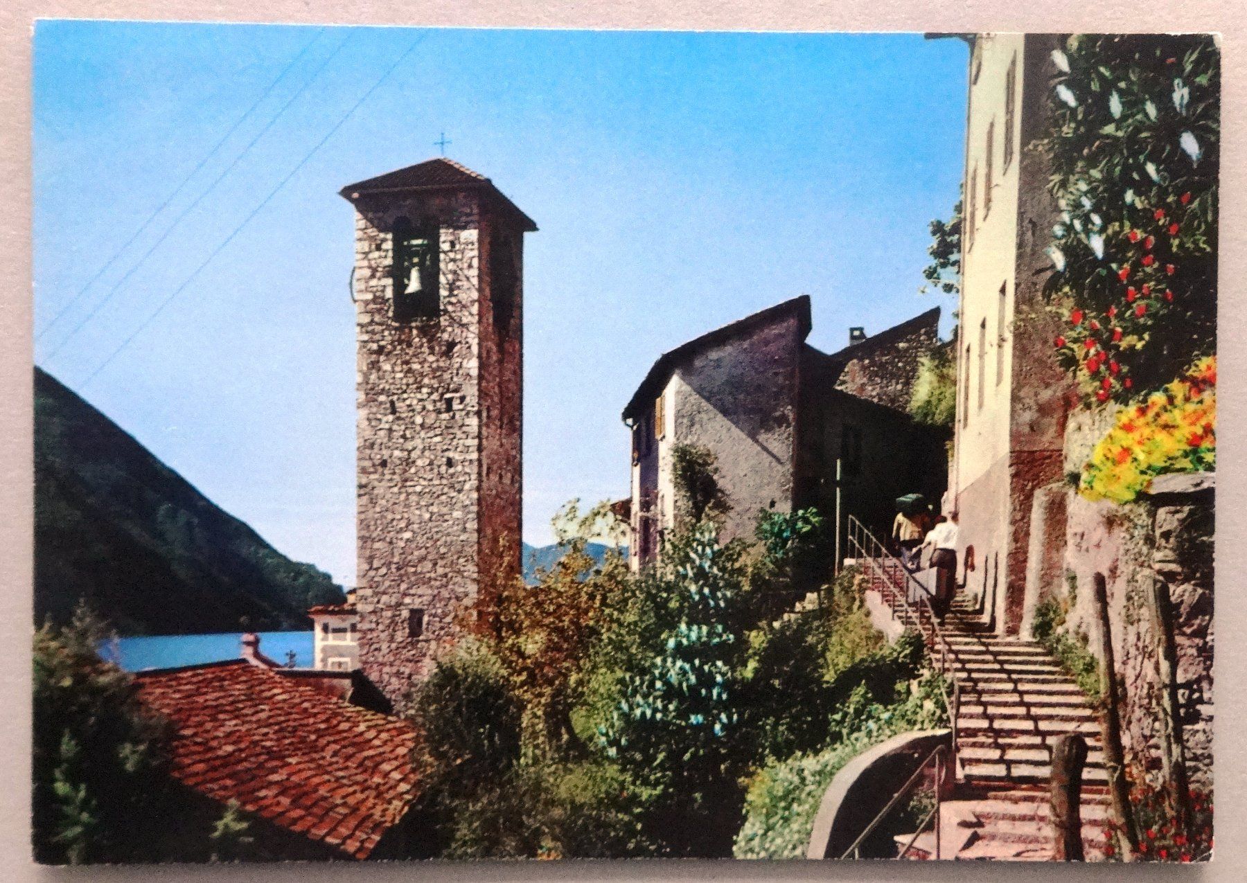 Cartoline postali: Gandria - Lago di Lugano - Panorama – Usato da Fétigny venduto da Billy2miny