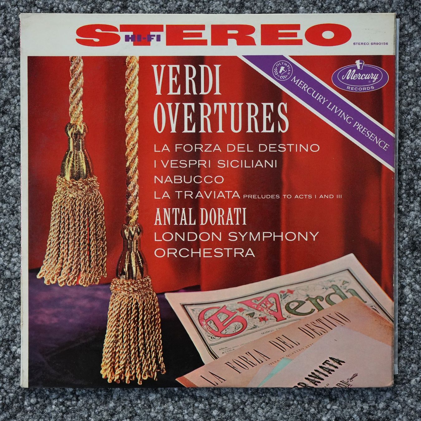 Dischi in vinile: Mercury SR 90156 / Verdi Overtures – Usato da Brunnen venduto da Techfreak1