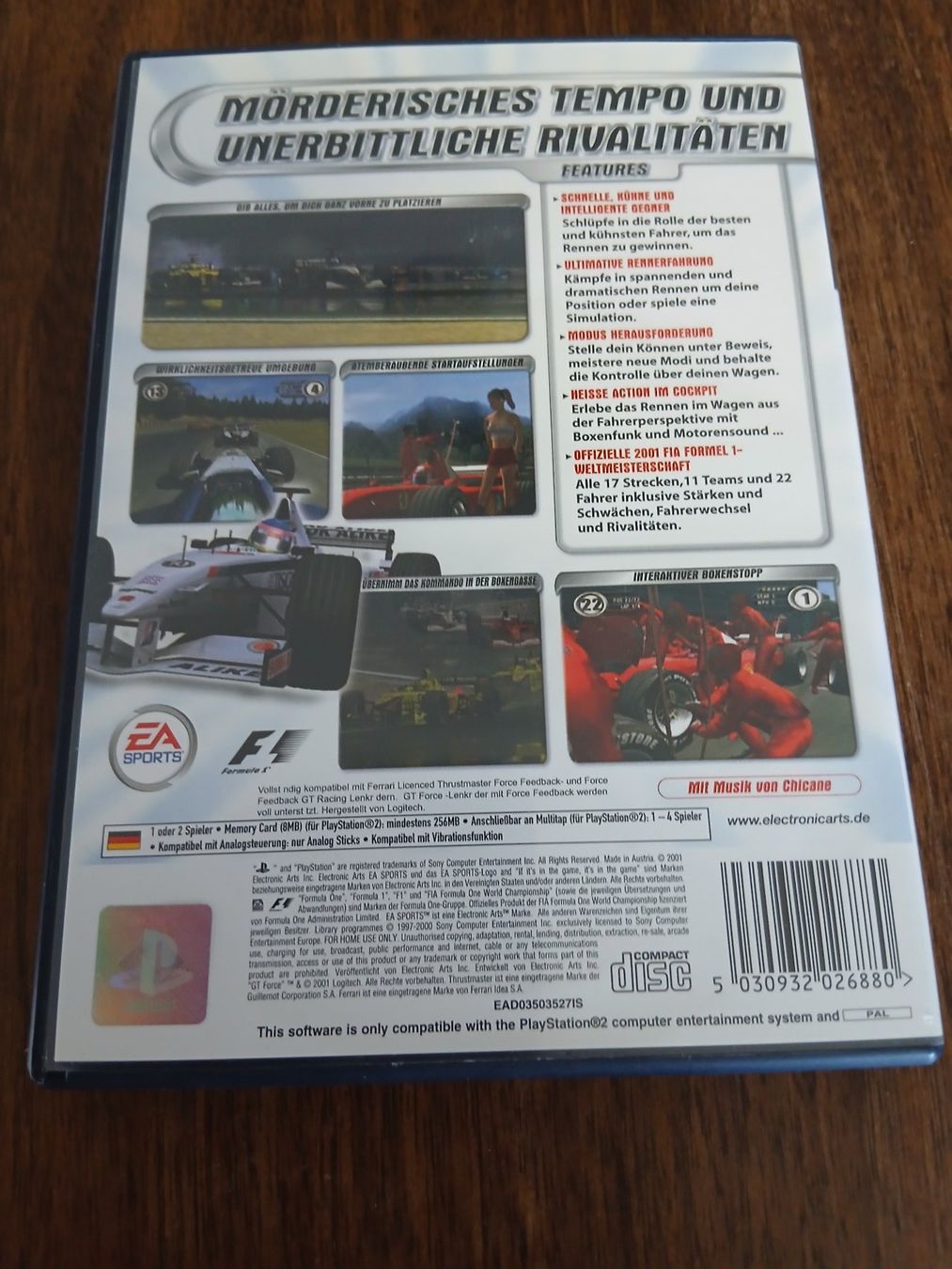Sony Giochi: PS2 F1 2001 Spiel, Top Zustand – Nuovo (secondo la descrizione) da Pfungen venduto da Himbogame 1