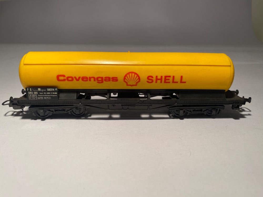 LIMA doppelachsiger Tankwagen SHELL gelb, DC Achsen (Gebraucht) in ...