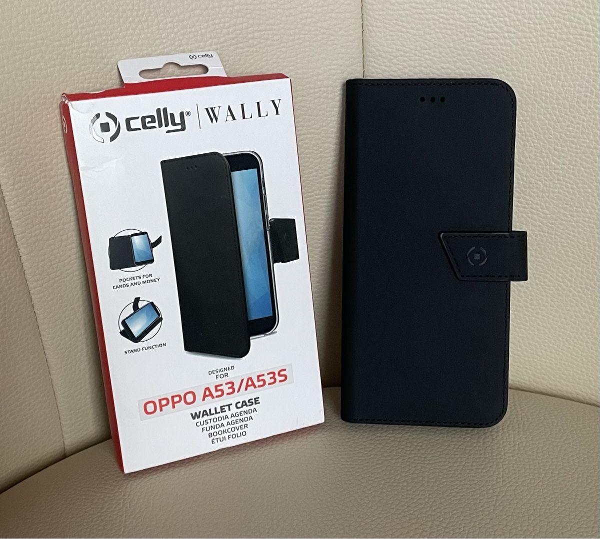 Cover & Protezioni schermo: Celly WALLY WALLET CASE. OPPO A53 / A53S – Nuovo (secondo la descrizione) da Obergösgen venduto da File75 1