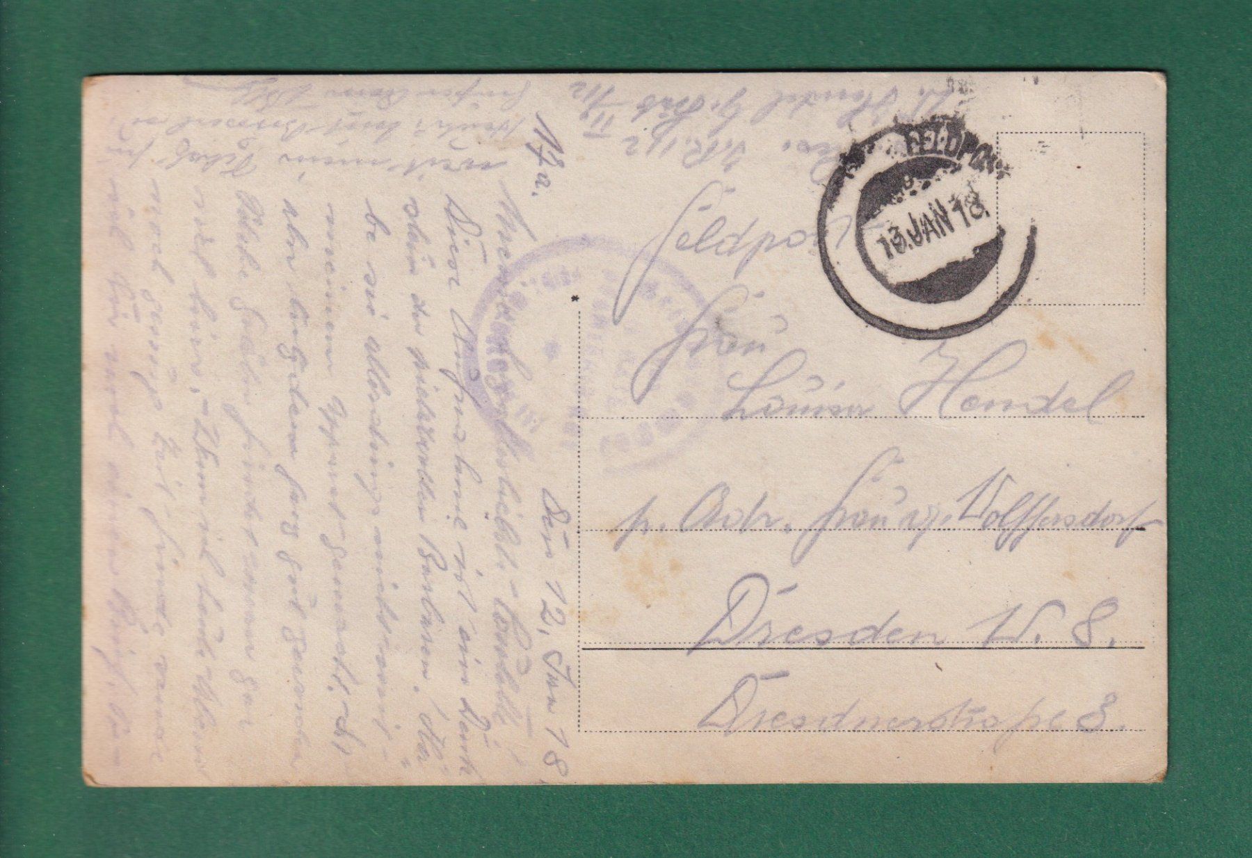 Cartes postales: Foto - GRAB - 1918 Feldpost – D'occasion à Pully par nicecards-shop 1