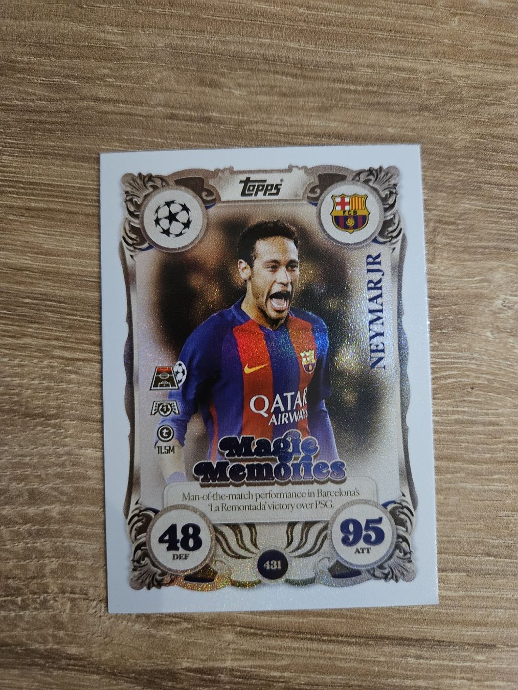 Topps Carte collezionabili: Carte Topps Neymar Magic Memories – Nuovo (secondo la descrizione) da Bulle venduto da csd_vz6m