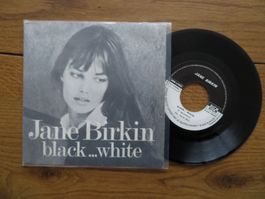Jane Birkin - Black...White Single Schallplatte Rarität!