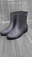 Melissa Gummi Stiefel - 38 - „Moon Dust" Glitter Blue