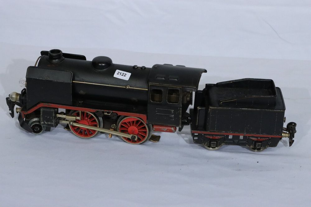 Spur 0 WS Märklin Lok E66 / 12910 mit Tender Guss Schwarz (Gebraucht ...