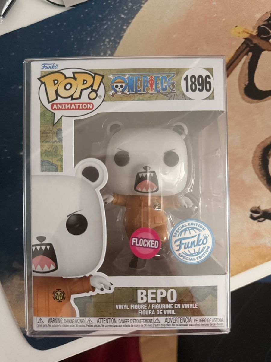 Funko Statuette: Funko Pop One Piece Bepo – Nuovo e nell'imballaggio originale da Luzern venduto da cha_2x2f