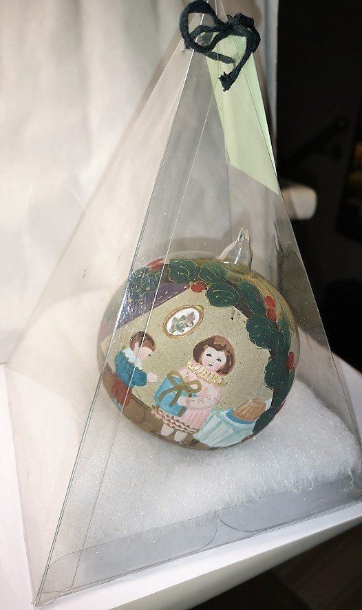 Alle Dekorationen: Christbaumkugel Mädchen mit Bruder – Neu und originalverpackt aus Lutzenberg von Pinschi01 3