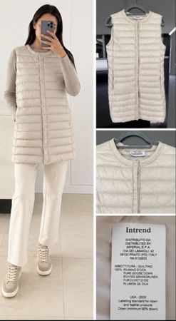 Long gilet sans manche Intrend (groupe Max Mara)