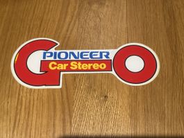 Pioneer Car Stereo Vintage Aufkleber Autoradio