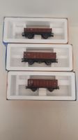 Spur H0 Roco 3er offene 2 achsige Güterwagen DB