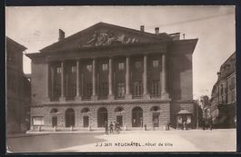 AK Neuchatel, Hotel de Ville, 1920