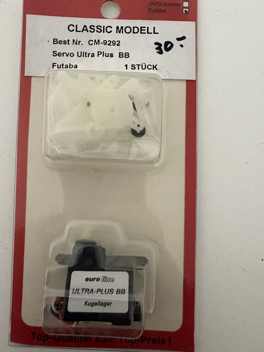 Kit di modellismo & Modellini statici: Futaba Servo Ultra Plus BB Classic Modell CM-9292 1 St – Nuovo (secondo la descrizione) da Tuggen venduto da erk22.12 1