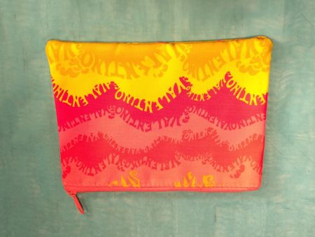 Kleine Tasche, Valentino, Reissverschluss, gefüttert rosa